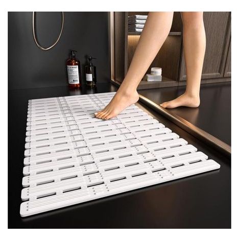 Tapis de Douche Antidérapant Anti-Moisissure - 68 x 40 cm - Adapté pour personnes âgées (1/5)