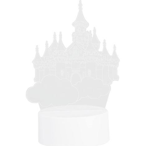LED Veilleuse Château 3D USB Lampe Décorative Chambr (1/5)