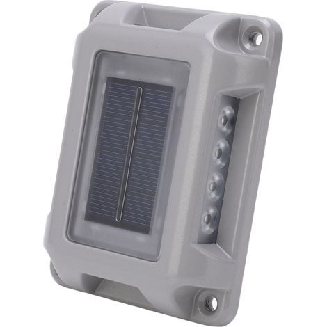 Luminaire Solaire LED IP65 Étanche Encastrable Blanc pour Jardin Extérieur (1/5)