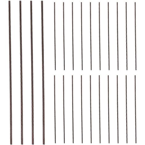 50 bâtonnets diffuseurs de parfum pour huile essentielle de café, en bois de rotin. (1/5)