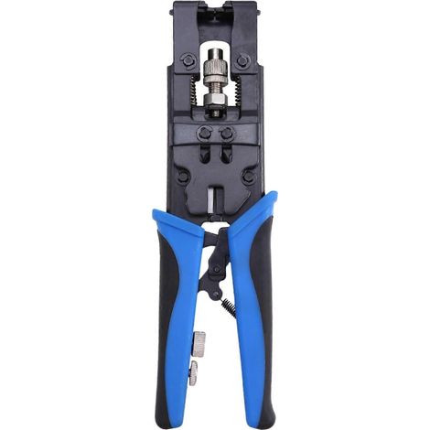 1pc Outil à Crimper Compression Coaxial pour BNC/RCA/F, Pince de Sertissage Robuste (1/5)