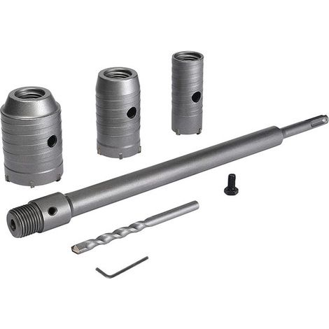 Coffret de carottes avec Plus - scies-cloches 30/40/50 mm - couronnes de forage en carbure de tungstène 350 mm - pour béton et brique (1/5)