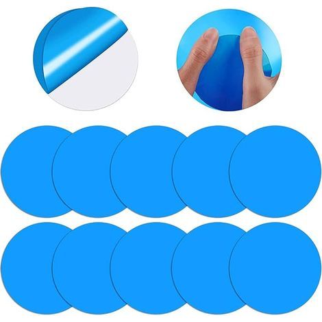 Packung mit 10 Poolflicken, Wasserbett-Reparaturset (rund) (1/5)