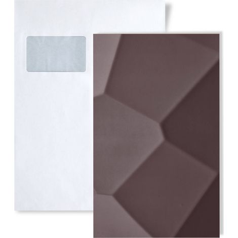 1 SAMPLE PIECE S-30968 WallFace FACET Anthracite ARSTRUCTURE Collection  Wall panel SAMPLE in DIN A5 size