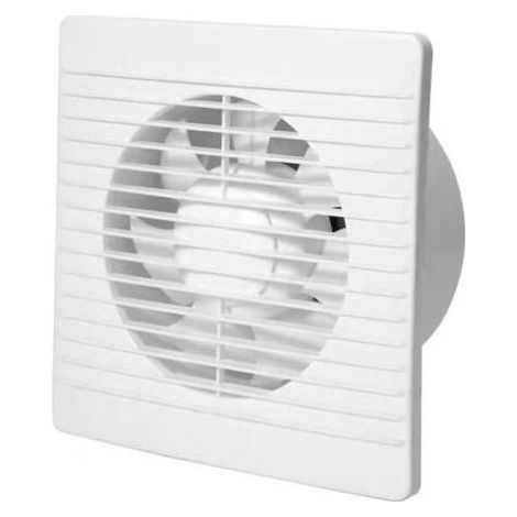 4-Zoll-Silent-Dunstabzugshaube (100 mm Ausschnitt) – mit Rückschlagklappe und integriertem Insektenschutzgitter – 18 W, 48 dB(A) – Geeignet für Badezimmer, Küchen, Büros oder Toiletten (1/5)