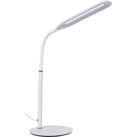 BEL AIR HOME - Flexo Lamp Led OFFICE 5W 4000K  Illuminazione per studio e lavoro  Altezza regolabile  Cable USB  Design moderno ed elegante (BIANCO)