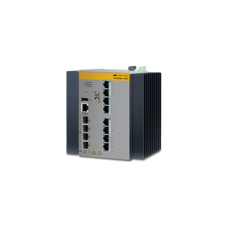 Allied Telesis AT-IE300-12GT-80 Géré L3 Gigabit Ethernet (10/100/1000) Noir, Gris