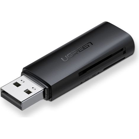 Lector de tarjetas de memoria TF/SD ugreen CM264, USB 3.0 (negro) (1/5)