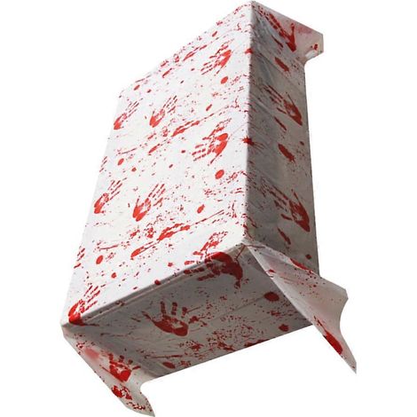 Nappe en PVC sanglante pour décoration de fête d'Halloween (1/4)