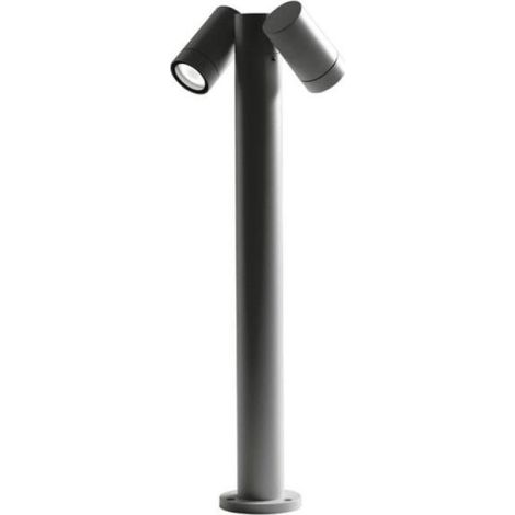 Borne D'Extérieur Ges1123 Structure En Aluminium Moulé Sous Pression Raccordement Gu10 Ip65 Anthracite - Gealuce (1/2)