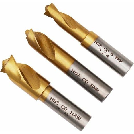 Ensemble d'outils de foret de soudage par points de coupe en acier cobalt titane (1/5)