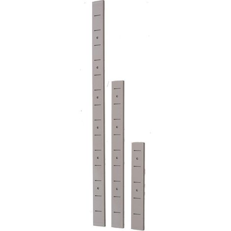Crémaillère inox pour étagère murale 600mm