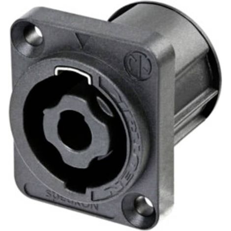 Neutrik NL4MDXX-V Connettore per altoparlanti Presa a pannello contatti dritti Numero Poli (num): 4 Nero 1 pz.