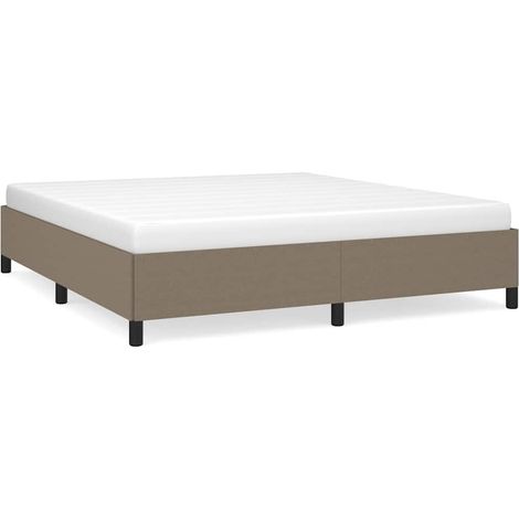 Maison Exclusive - Giroletto senza Materasso Tortora 180x200 cm in Tessuto (1/5)