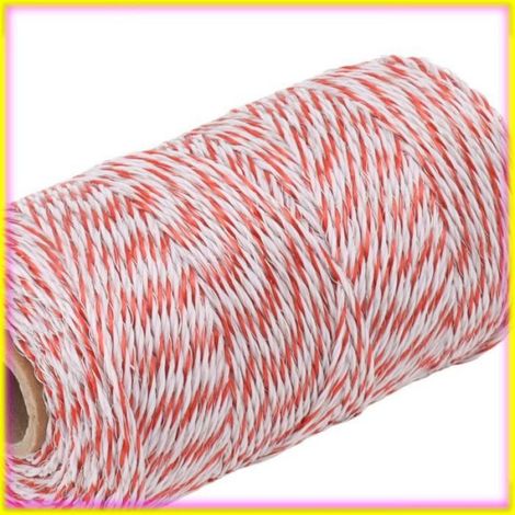 keenso Corde en polyfil de clôture électrique Fire de Clôture en Acier Inoxydable, Corde Polyvure de Clôture animalerie soin (1/5)
