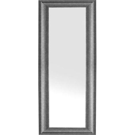 Specchio moderno da parete con cornice nera 51x141cm Lunel