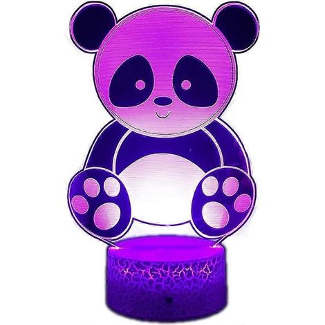 Lampe hibou multicolore en silicone, décoration de chambre pour enfants et bébés. (1/4)