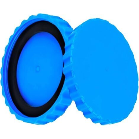 Pair Lot de 2 Bouchons d'hivernage, Bouchon d'étanchéité pour Piscine, Accessoires de Piscine, Bouchons de Piscine avec Joints Assortis, kit de Fermeture d'hivernage pour piscines Intex et Bestway (1/5)