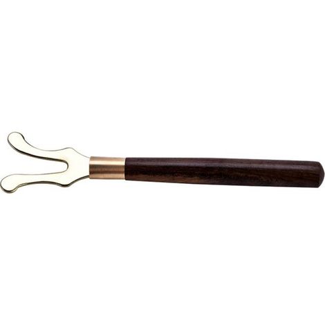 Fourchette à thé pince à thé accessoires tête en fonte manche en bois conception ergonomique outil d'isolation thermique pour le (1/4)