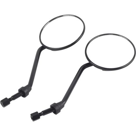 Rétroviseurs latéraux ronds universels rétro, 8mm/0,3 pouces, 2 pièces, pour moto, vélo électrique, Scooter