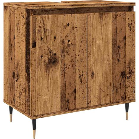 Maison Exclusive - Badschrank Altholz-Optik 58x33x60 cm Holzwerks