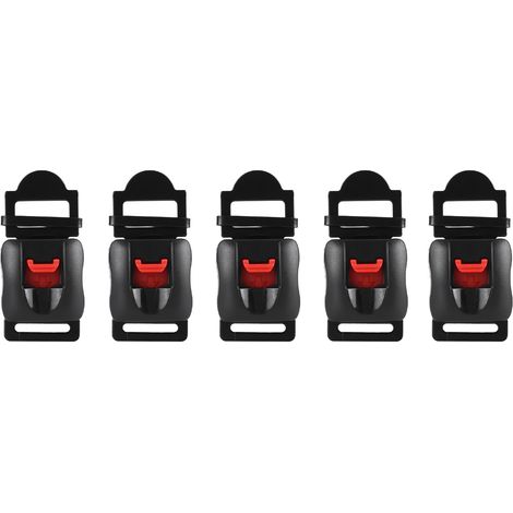 5 casques moto clips de vitesse mentonnière boucle rapide déconnectable (1/5)