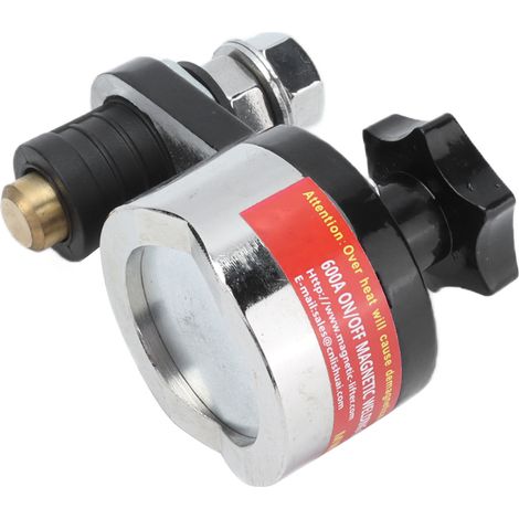Connecteur magnétique de mise à la terre MWGC1-600F, pince de soudage à aimant réglable, support à interrupteur marche/arrêt, fixation magnétique puissante pour soudure. (1/5)