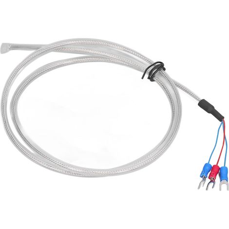 Sonde de température PT100 en PTFE, thermocouple type PT100, câble de 1 mètre pour capteur thermique (1/5)