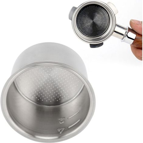 Ultra-fine stainless steel filter basket for 51mm coffee machines, suitable for EUPA Donlim (1/4)