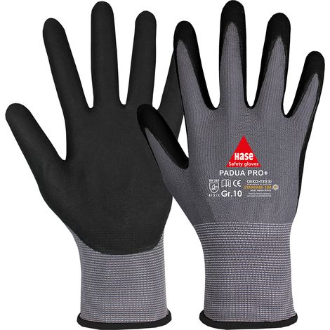 Hase Padua Pro+ Montagehandschuh aus Nylonfeinstrick Größe 10 10 Stk