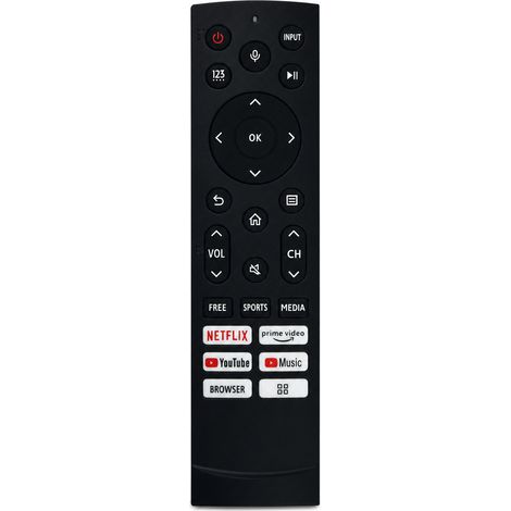 Télécommande de Remplacement pour TV Hisense ERF3H90H, Sans Commande Vocale, Sans Configuration (1/5)