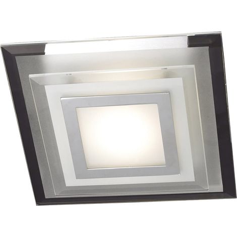 Italux Bianca Plafoniera Moderna a 1 Luce da Incasso a Soffitto LED, 3000K (1/2)