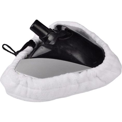 H2O rond triangle blanc chiffon en microfibre vadrouille chiffon de rechange chiffon de nettoyage pour voiture (1/2)
