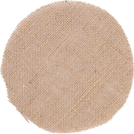 Lot de 5 sets de table en toile de jute naturelle, style vintage, pour décorer vos tables lors de fêtes, mariages et autres occasions spéciales (multicolores). (1/5)