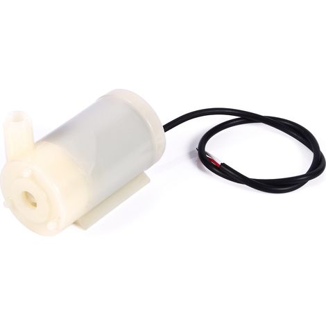 Mini-Mikro-Tauchwasserpumpen 3-4,5 V 100 l/h geräuscharme Gleichstrommotorpumpe Praktische Größe für Aquarien (horizontal).
