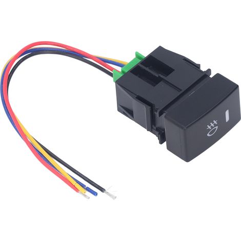 Interrupteur de faisceau de câblage LED, protections de circuit multiples, indice de protection IP67, interrupteur de feux antibrouillard 12 V 3 A, compatible avec HD CITY 2017 (1/5)