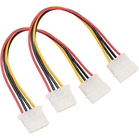 Rallonge d'alimentation IDE 20 cm / 7,87 pouces pour ordinateur, connecteur Molex 4 broches (1/5)