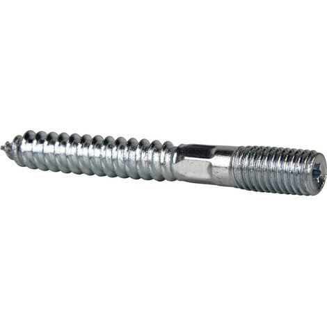 esparrago doble rosca cincado huella torx m10x80   caja 100 unid.