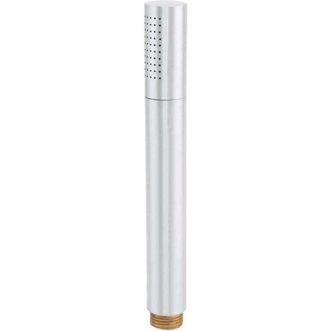 Ulisem Handheld Shower Head, Copper Material, Polished, Comfortable Grip, Detachable, Reusable, G 1/2 Thread, 19.2 x 2.4 x 2.4 cm, for Bathroom (1/3)