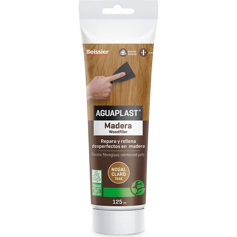 Reparaturspachtel für helles Walnussholz (125 ml)  WASSERPLAST 24906
