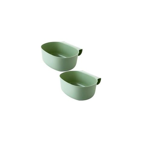 Lot De 2 Poubelles Suspendues, Poubelles De Cuisine, Panier De Rangement des Déchets Ménagers, Mini Poubelles, Accessoires pour La Maison (1/5)