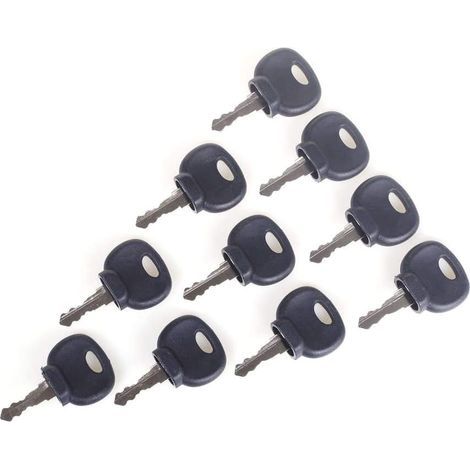 Satz mit 10 Ersatzschlüsseln 14607 für JCB Bobcat BOMAG Manitou Traktoren