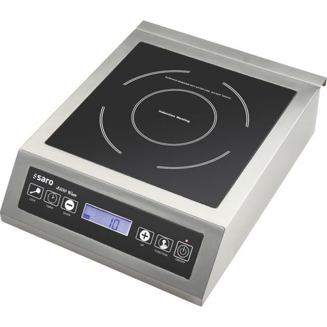 Plaque induction NATASCHA - 1 zone - 3,5 kW - 10 niveaux - Température +60/+240°C - Minuterie - Saro
