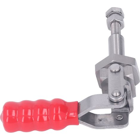 Pince à genouillère à dégagement rapide par simple pression ou traction, piston en acier inoxydable, course du piston : 91 kg de force de maintien (1/5)