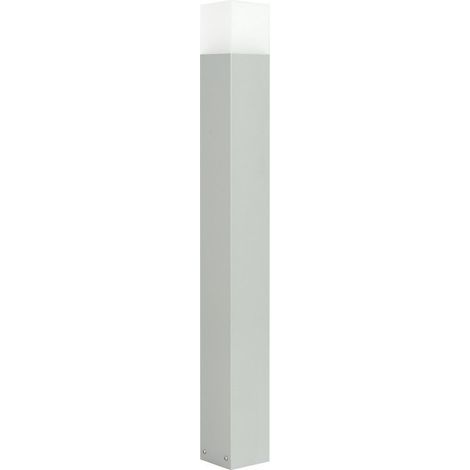 Paletto lampada da giardino Cube 100cm E27 argento IP44 (1/4)