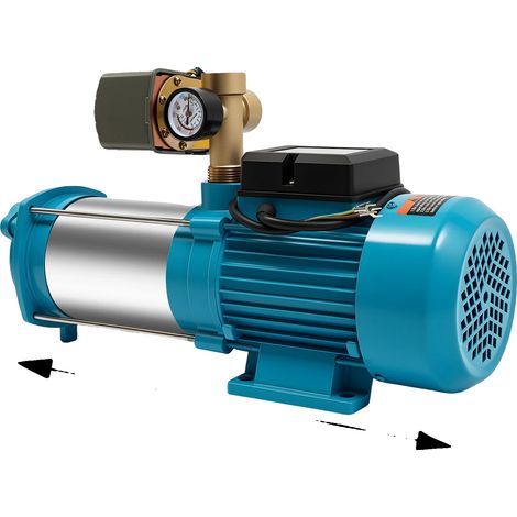 Pompe centrifuge, acier inoxydable, auto-amorçante, Bleu (1/2)