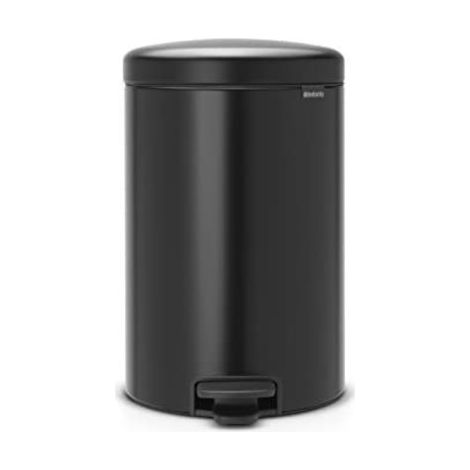 Abfalleimer mit Fußpedal 20 l Mattschwarz - New Icon - Brabantia (1/5)