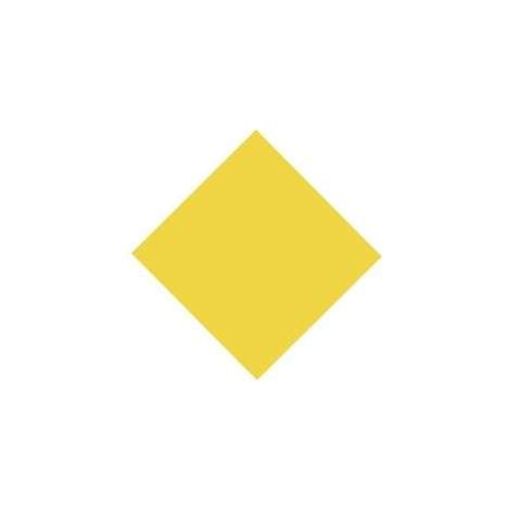 Cabochon sol / mur uni jaune 4x4 cm VODEVIL TACO DOME LIMA(vendu par boite de 100 pièces) (1/3)