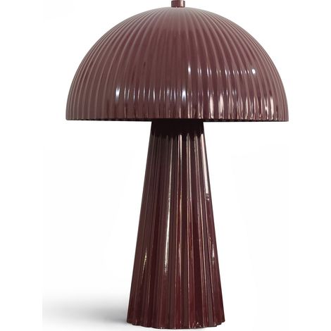 Lampe à poser en métal strié H36 cm, THALIA (1/3)
