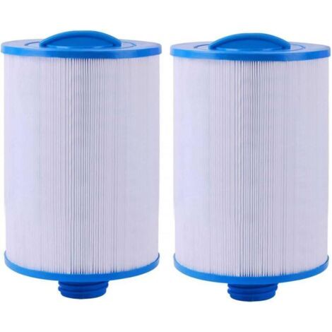 Lot de 2 Cartouche pour Filtre Jacuzzi, pour Spa, Unicel 6CH-940, Pleatco PWW50P3, Waterway Front Access Skimmer et Filbur FC-0359